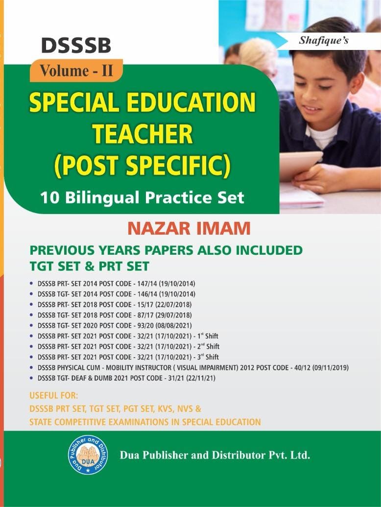 DSSSB Special Inclusive Education volume-II